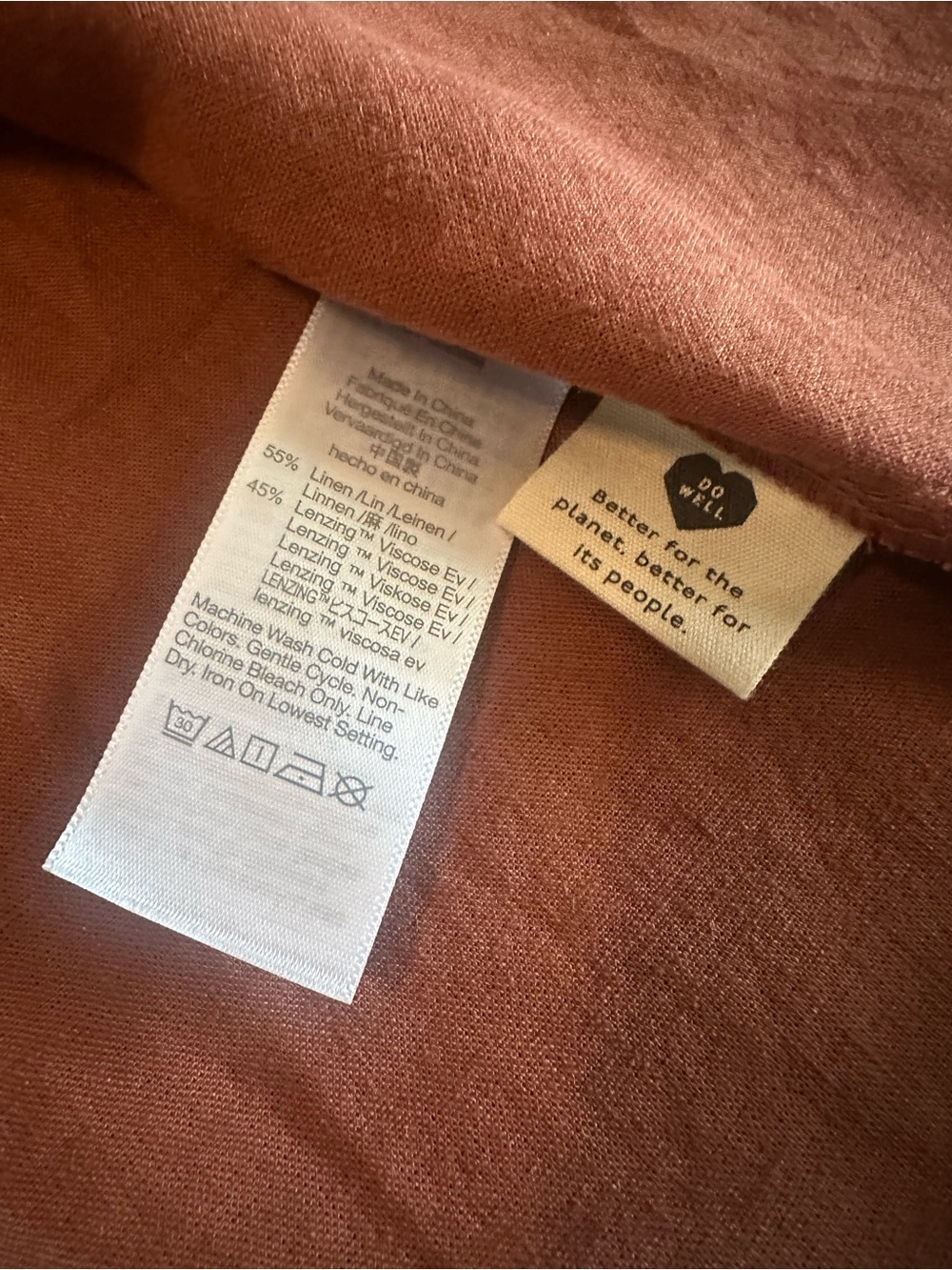 Madewell Linen-Blend Side-Button Midi Skirt - Picture 7 of 7